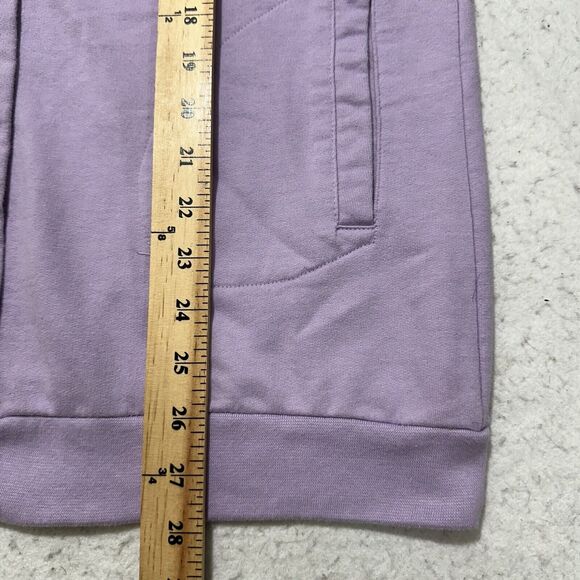 CW Classics Women's Large Snap Button Grandma Cardigan Sweater Lavender Floral - Picture 8 of 11